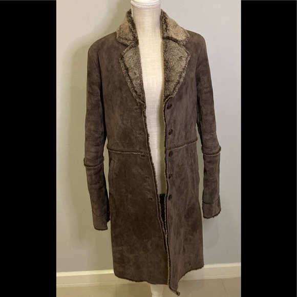 Express Jackets & Blazers - Express-Genuine Leather Womans Trenchcoat.